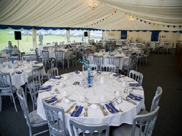 Silver themed Marquee