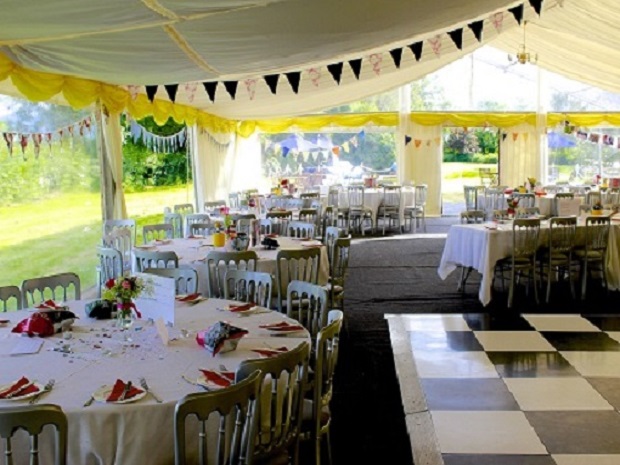 Marquee for charity event